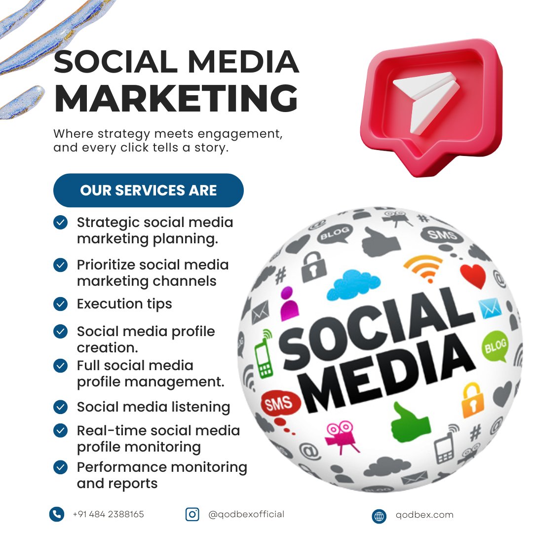 qodbex's tweet image. 📱 Elevate your brand with smart Social Media Marketing!

Qodbex delivers strategy, management &amp;amp; real-time insights to help you grow. 🚀

📞 +91 484 2388165
🌐 qodbex.com

#Qodbex #SocialMediaMarketing #DigitalMarketing #BrandGrowth #OnlinePresence