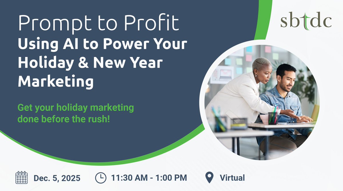 NC SBTDC tweet media