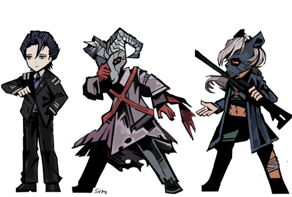 ARARsumii's tweet image. Part 2 with the missing characters