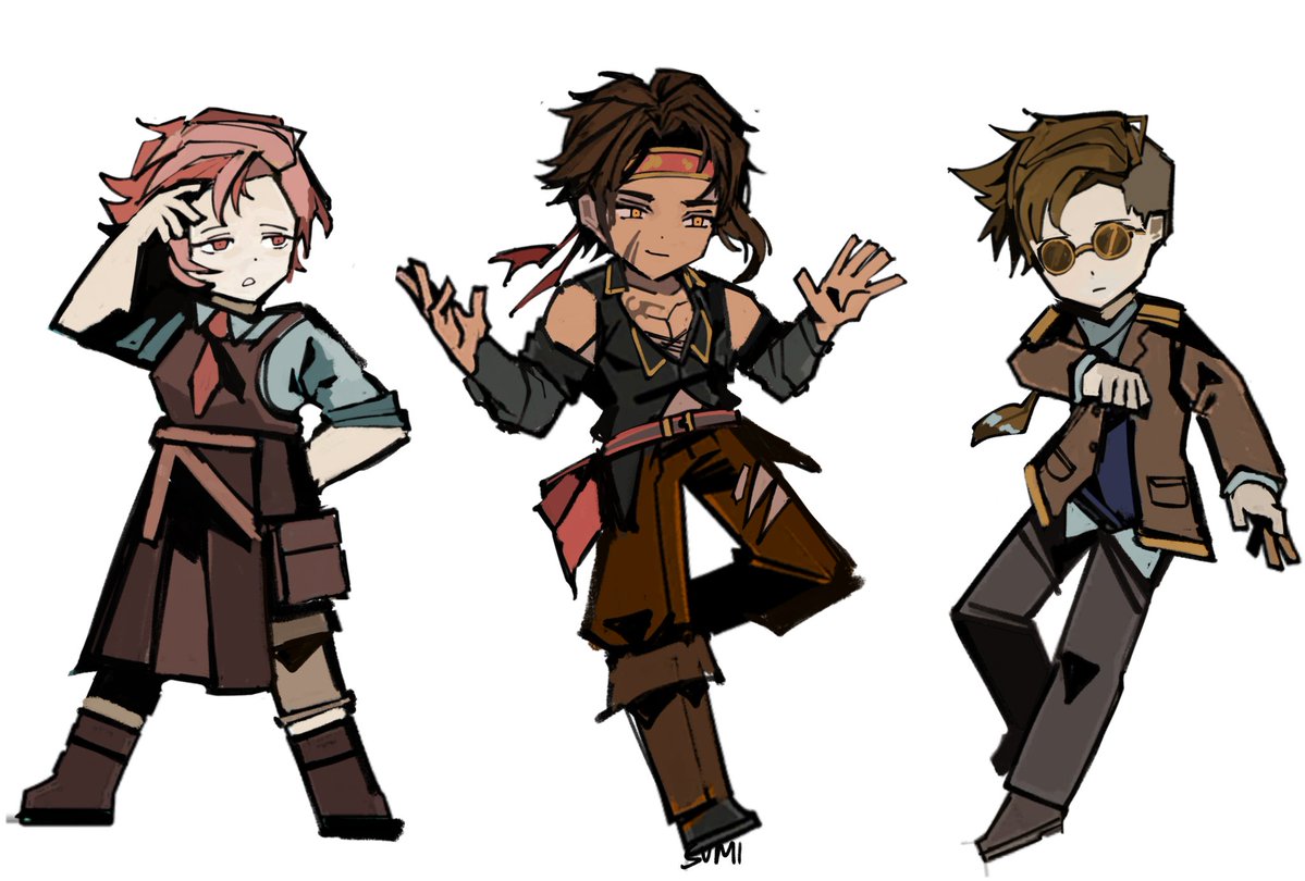 ARARsumii's tweet image. Part 2 with the missing characters