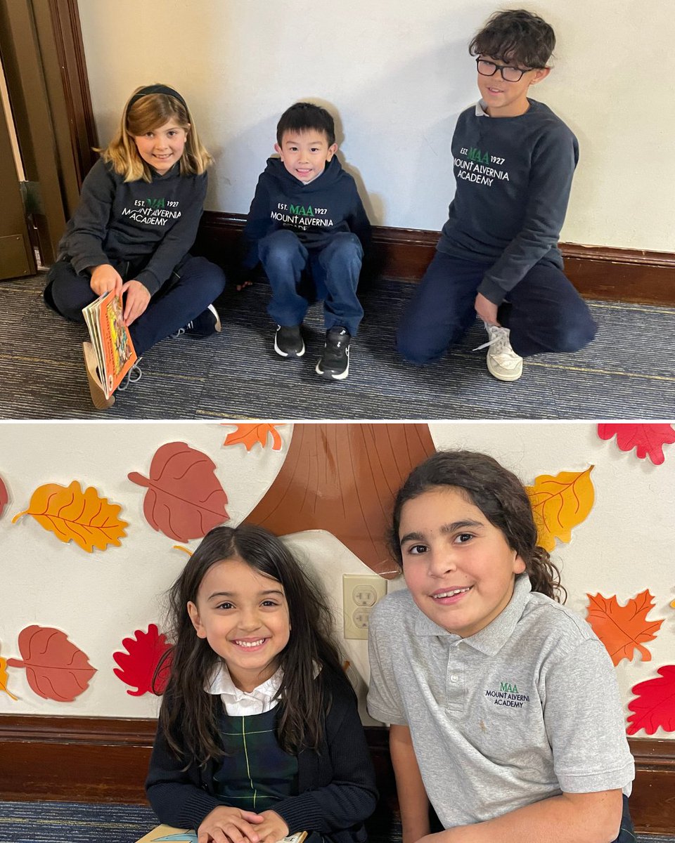 MtAlverniaAcade's tweet image. At MAA, leadership begins with care for others. Through mentorship and friendship, our Buddy Program brings students across grade levels together to connect, reflect, and grow. 

🦃🍂 Last week, our Kindergarten and Grade 4 buddies shared stories, laughter, and…