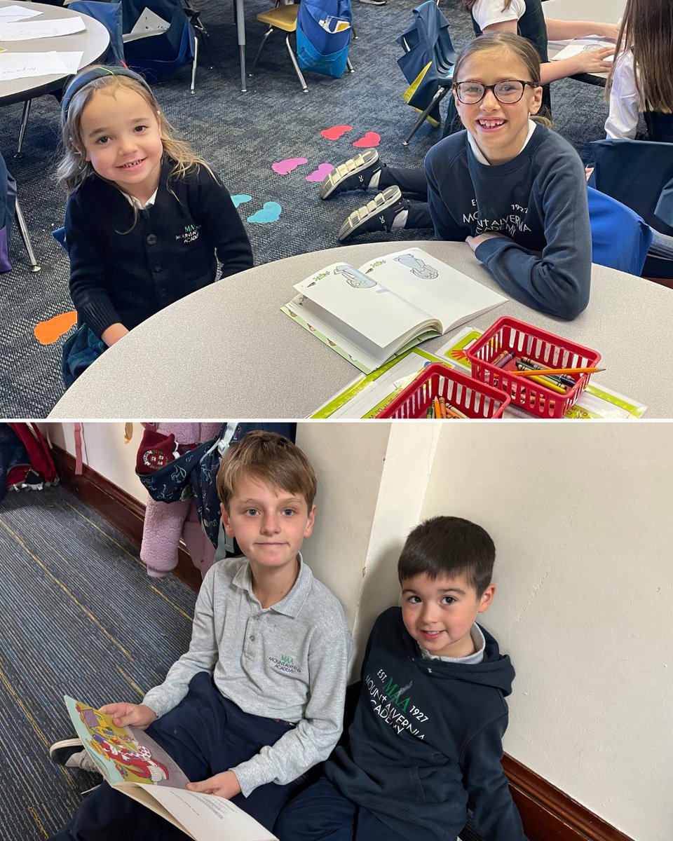 MtAlverniaAcade's tweet image. At MAA, leadership begins with care for others. Through mentorship and friendship, our Buddy Program brings students across grade levels together to connect, reflect, and grow. 

🦃🍂 Last week, our Kindergarten and Grade 4 buddies shared stories, laughter, and…