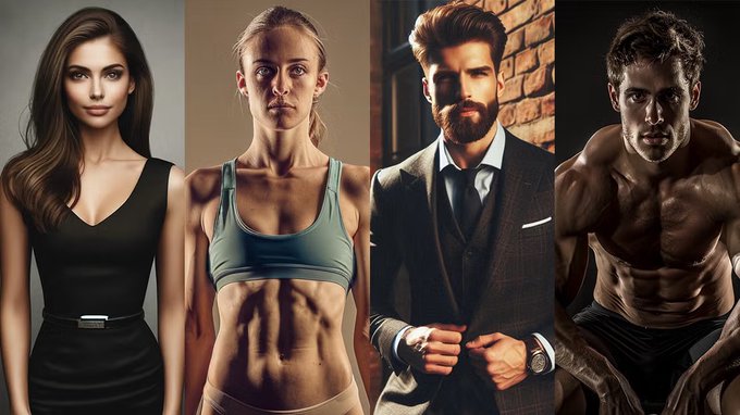 AI-generated images supplied