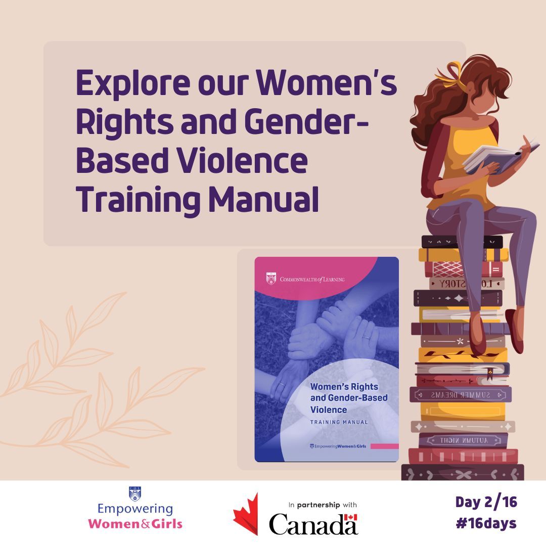 Ending gender-based violence begins with awareness, knowledge, and shared understanding. #16days

To support this, we’re sharing our resource:
📘 Women’s Rights and Gender-Based Violence: Training Manual
🔗 Access the manual here: buff.ly/O9bG2iH