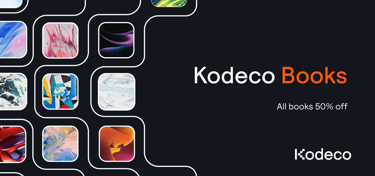 kodecodev's tweet image. All books are 50% off for Black Friday.

Level up your library this week only.

#Kodeco #BlackFriday #iOSDev #Swift #CodingBooks