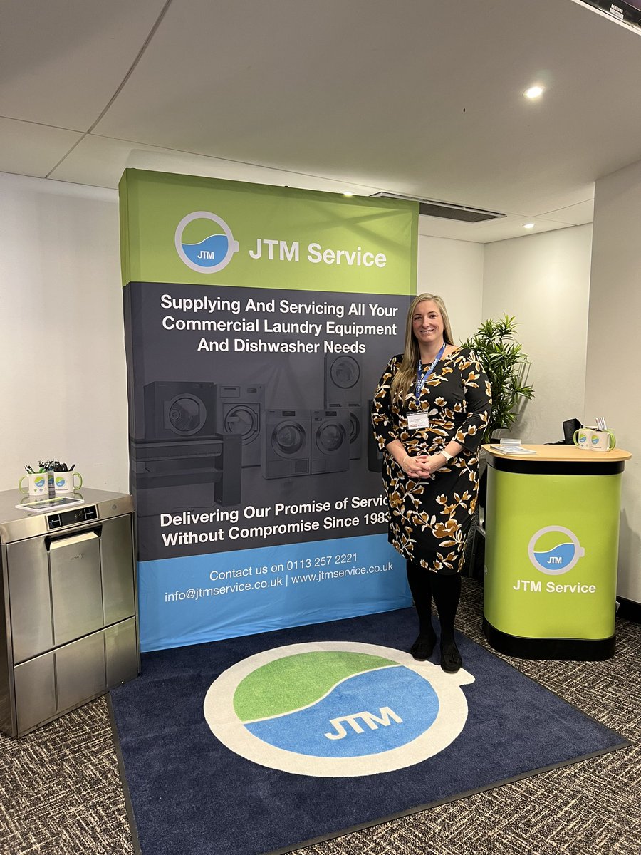 cmm_magazine's tweet image. Supporting care and nursing homes with the supply, installation and maintenance of its commercial laundry equipment and dishwashers, @jtmservice, are here today at the #CMMInsight #EMCAAC.