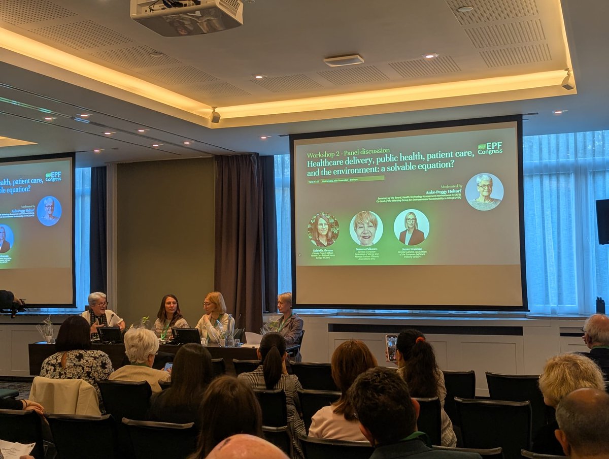 eupatientsforum's tweet image. Is healthcare delivery, public health, patient care, and the environment: a solvable equation? 🌍➕🩺

We’re dropping in on Workshop 2 with Anke-Peggy Holtorf, Gabriella Abruzzo, Susanna Palkonen, &amp;amp; Jurate Svarcaite to find out! #EPFCongress2025