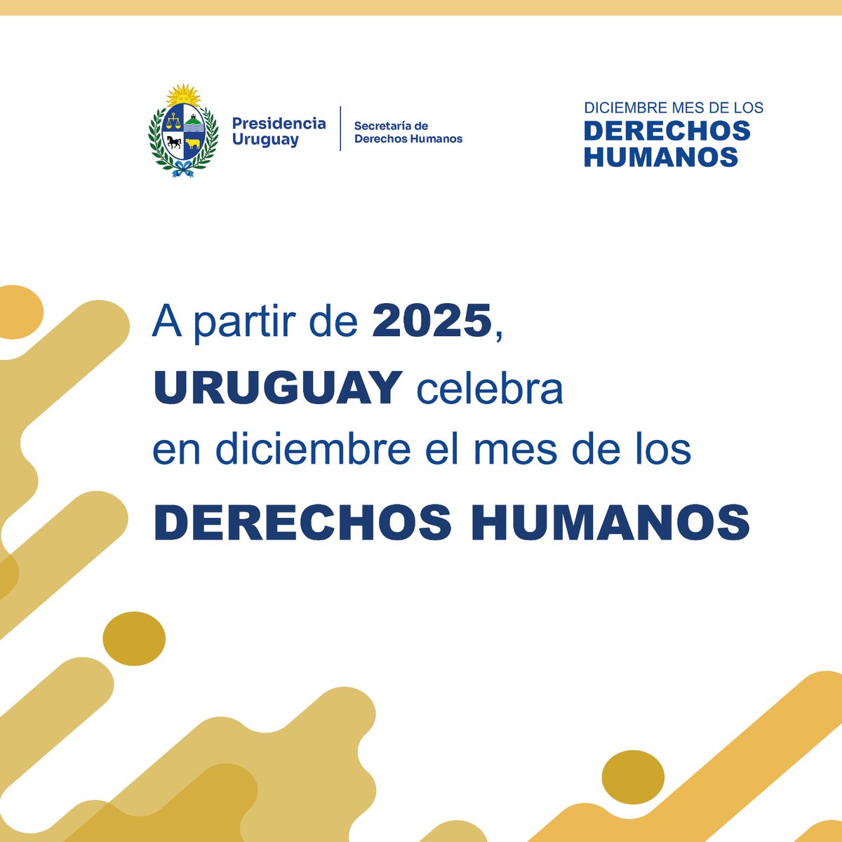 Secretaría de DDHH Uruguay tweet media