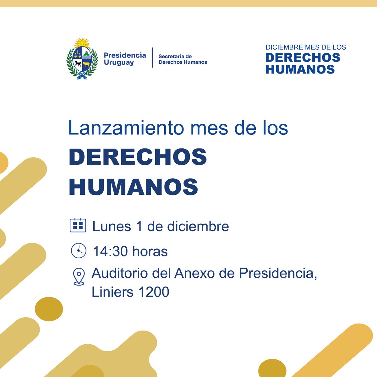 Secretaría de DDHH Uruguay tweet media