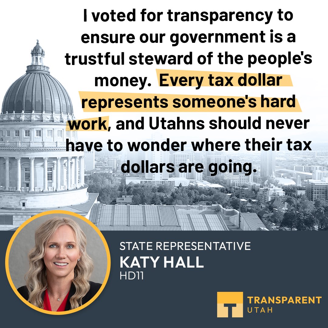 UtahTransparent's tweet image. #ThankfulForTransparency

Transparent.Utah.Gov