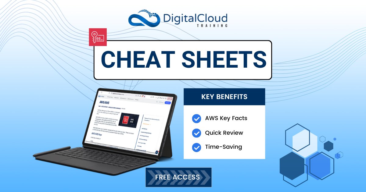 nealkdavis's tweet image. 🛡️ Simplify data encryption with AWS Key Management Service (KMS).

Our free AWS Key Management Service (KMS) cheat sheets cover everything you need to know about managing and securing encryption keys in the cloud.

Access our free KMS cheat sheets here 👉digitalcloud.training/aws-kms