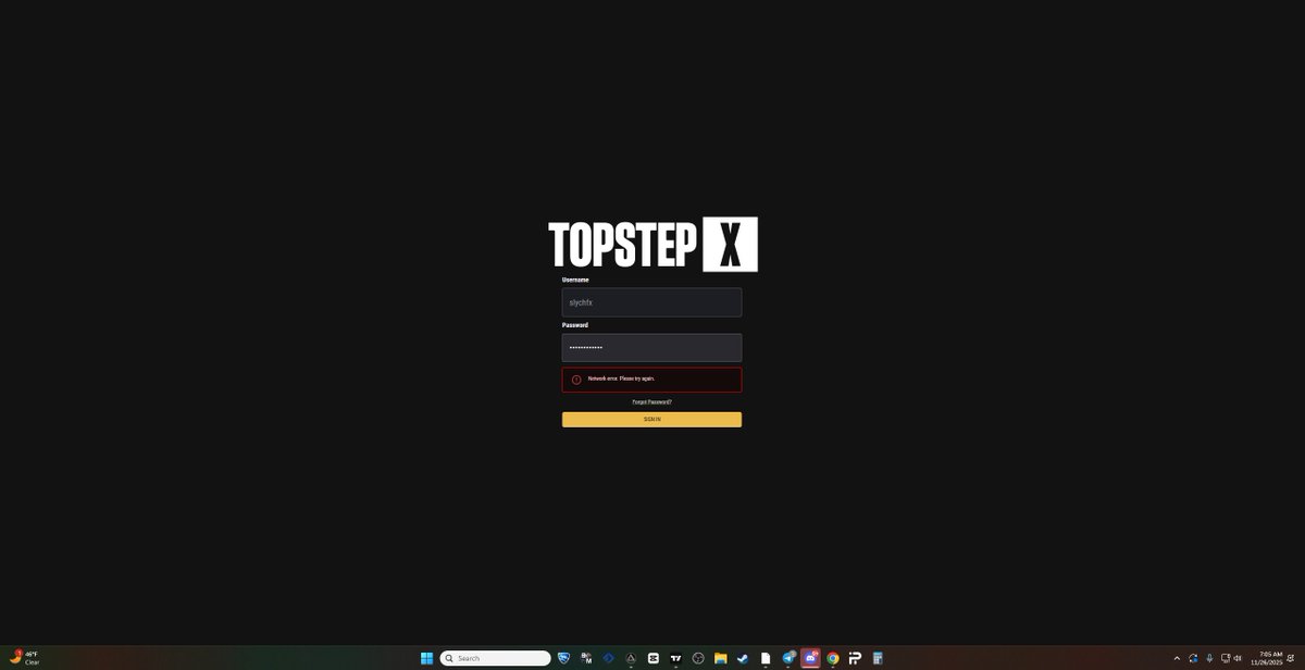 I'm in a trade and can't exit.  This is scary I can't exit and I don't think my stop loss was set in time. 
<a href="/Topstep/">Topstep</a> <a href="/AskTopstep/">Topstep Support</a>