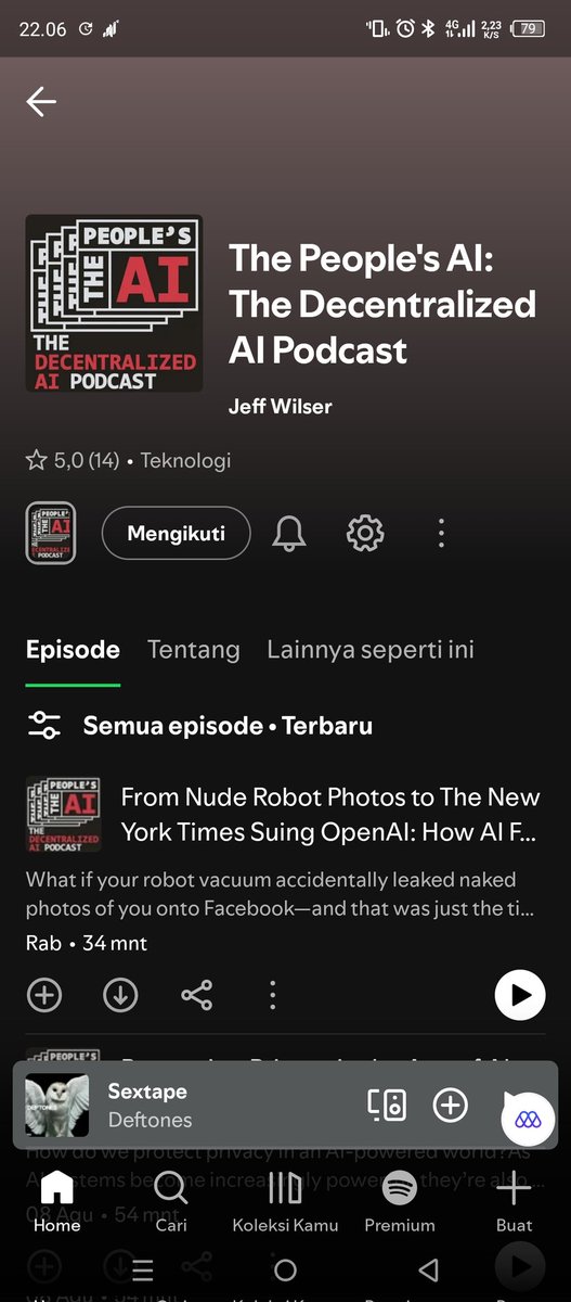 BobCodot's tweet image. Finally, 
The People&apos;s AI goes super deep into data markets, agents, and all the DePIN stuff.
Big shoutout to @vana and @The_Peoples_AI for putting this together.
Definitely worth a listen.
#datarevolution