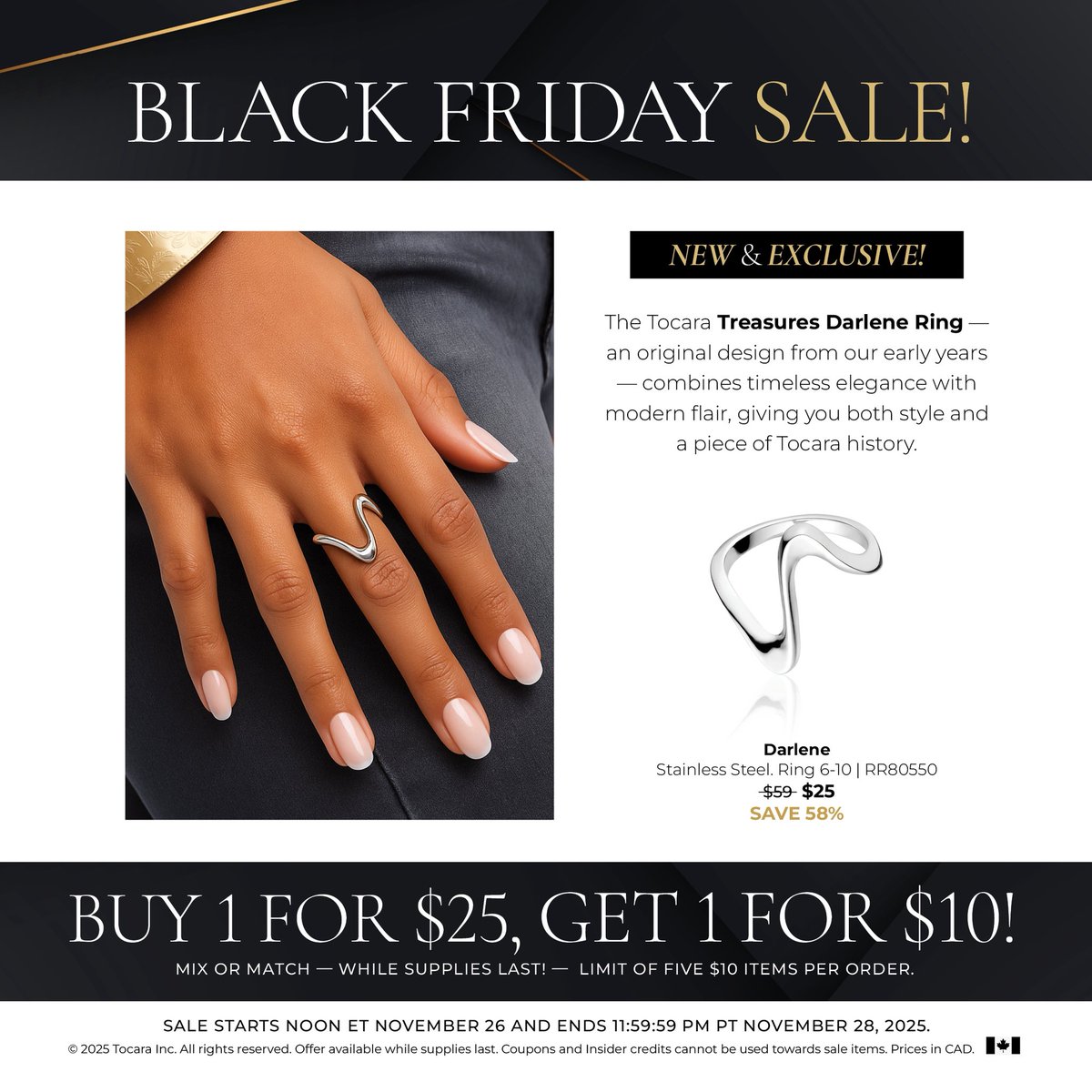 AndreaD1977's tweet image. Black Friday sales start today #blackfridaysales #tistheseasontosparkle