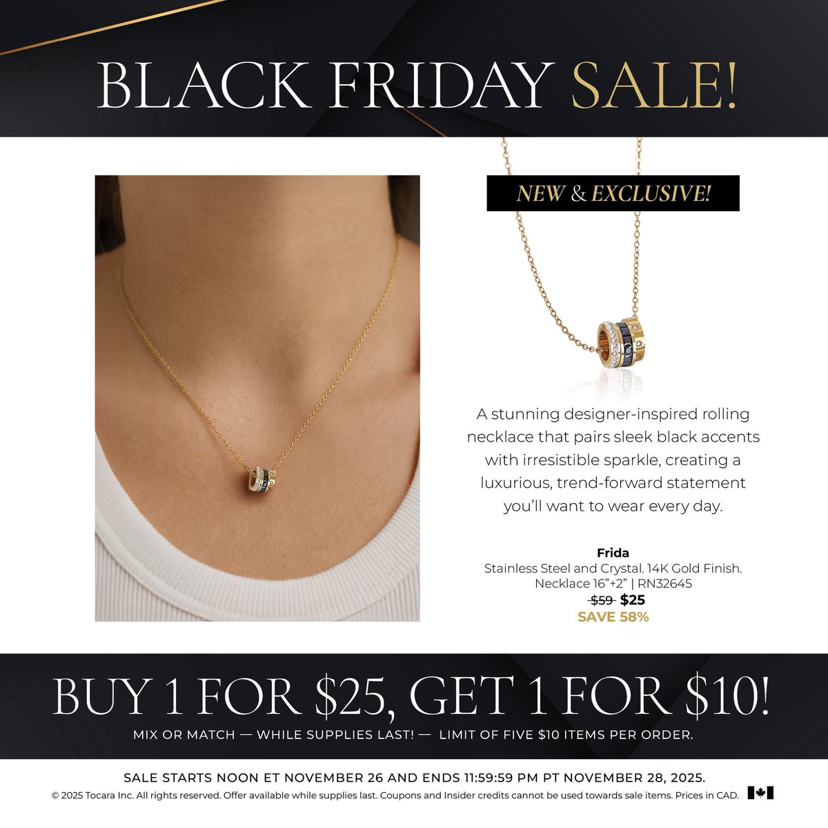 AndreaD1977's tweet image. Black Friday sales start today #blackfridaysales #tistheseasontosparkle