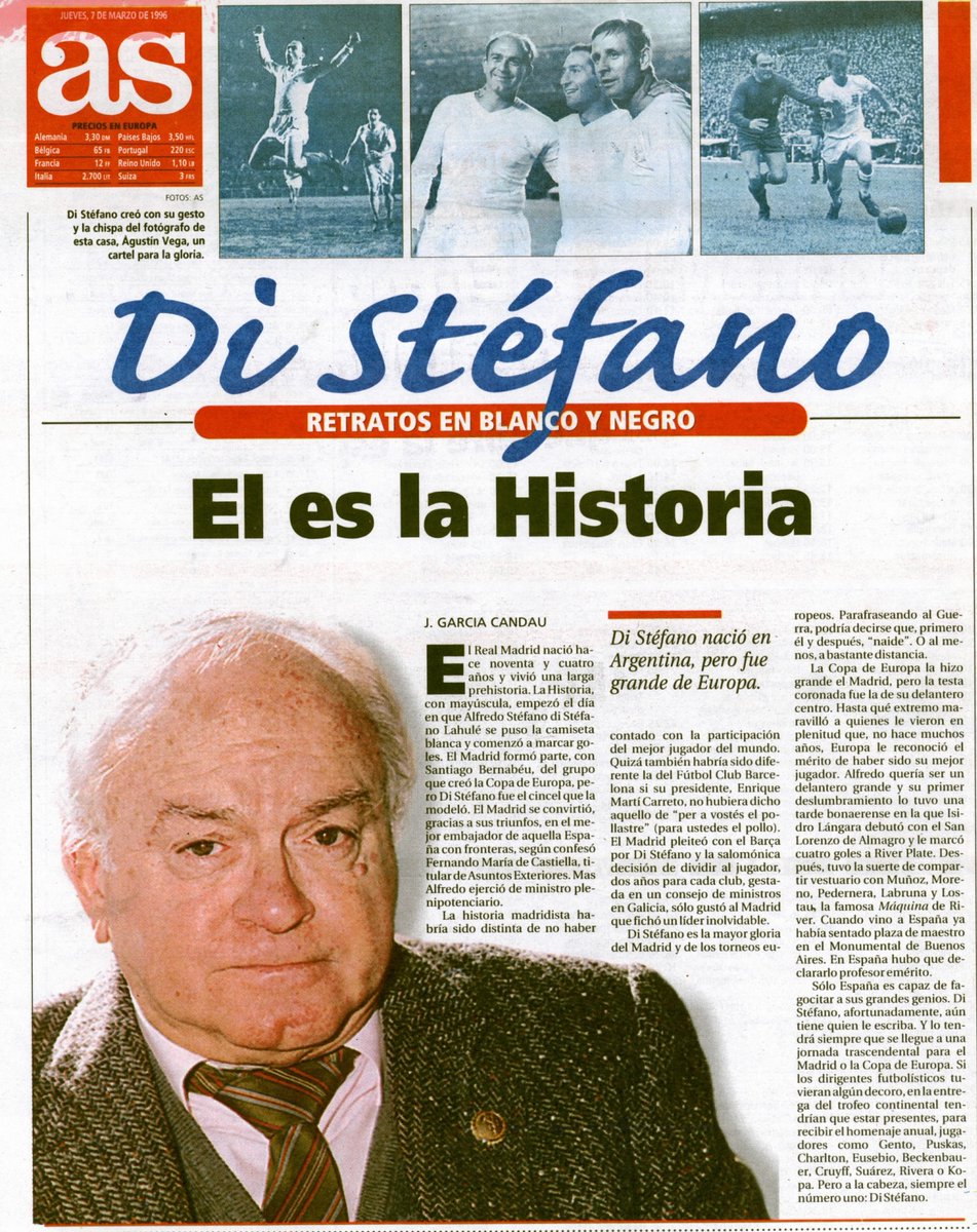Di Stéfano
Él es la historia

🗞️ AS
🖋️ Julián García Candau
