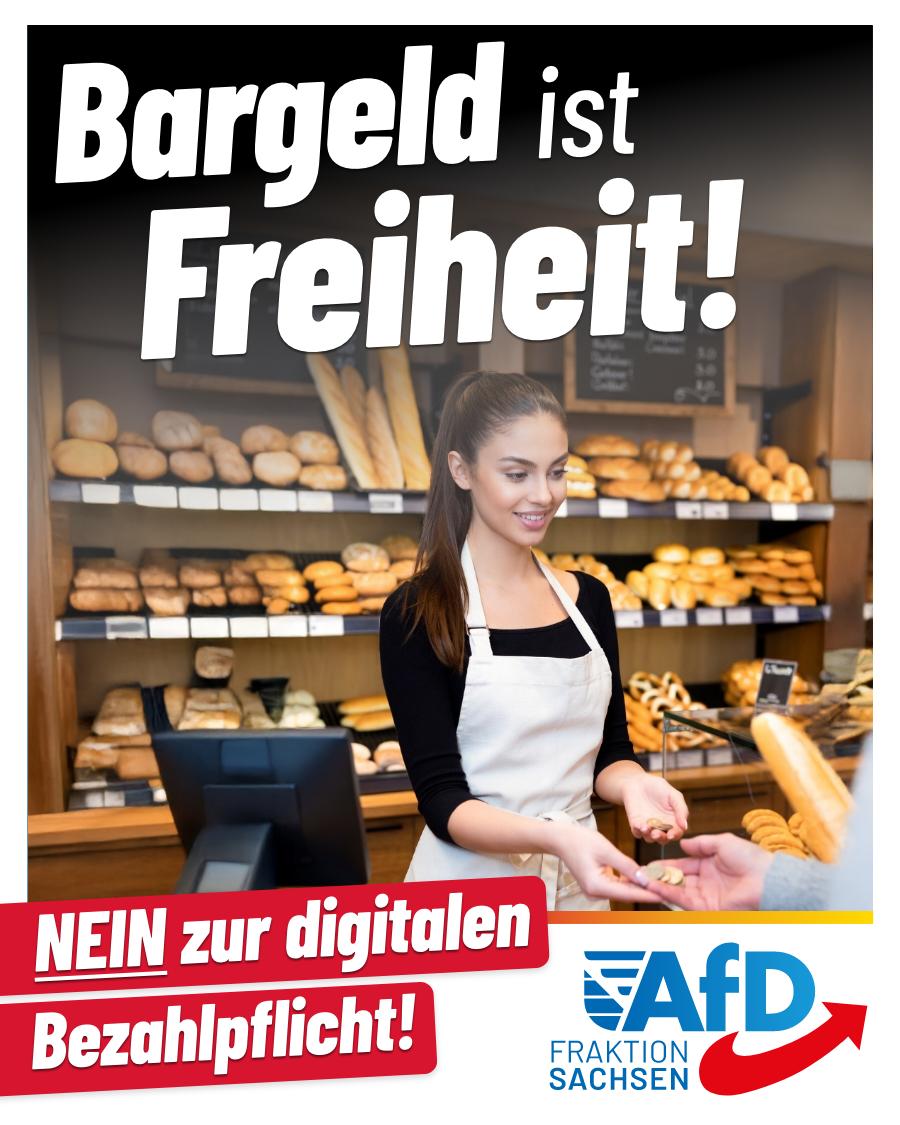 Bundesrat und Bundesregierung bereiten eine „digitale Bezahlpflicht“ für alle „Geschäfte des Alltags“ vor. Wie aus einer Anfrage (Drs. 8/4555) des digitalpolitischen Sprechers der sächsischen AfD-Fraktion, Marko Winter, hervorgeht, hat sich der Freistaat Sachsen dazu im Bundesrat