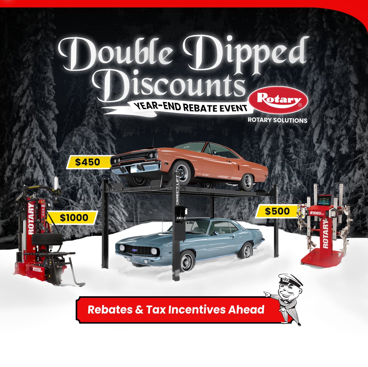 rotaryshopequip's tweet image. Take advantage of our year-end rebate event, tax incentives, and 7-Day Guaranteed Shipping for qualifying products! 

Learn more:
hubs.li/Q03VXrwy0