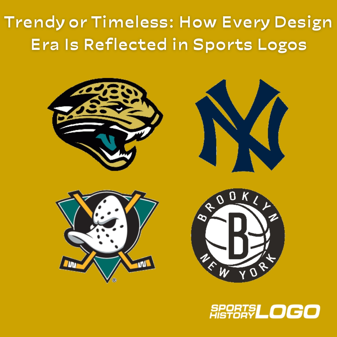 Sportshistoryg's tweet image. Explore how design eras—from vintage to modern—shape sports logos, blending trendy and timeless elements that capture team spirit and fan loyalty across decades. 
#SportsLogos #DesignTrends #TimelessDesign #LogoEvolution