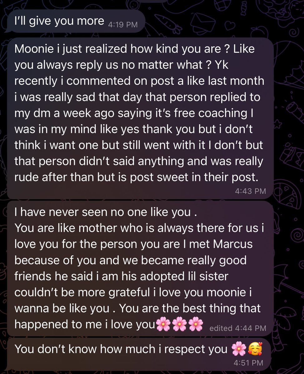 Tenbinary's tweet image. I love, cherish and appreciate every single one of you. You are all my children, my beautiful moonbeams 🥰💕 
This makes me want to keep being more active here tbh