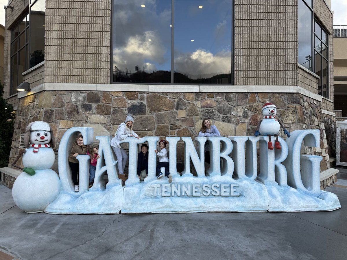 In her happy place. Pancake Pantry with 7 grandkids.