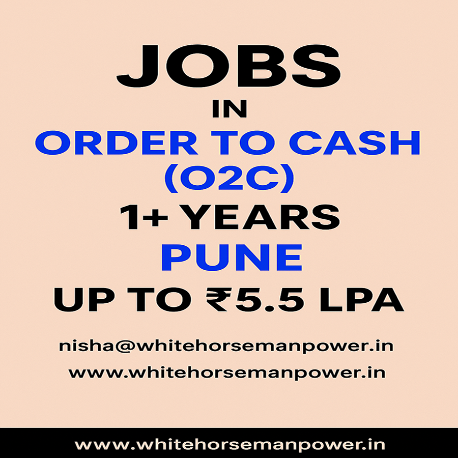 whitehorsemanpo's tweet image. #o2c #ordertocash #whitehorsemanpower