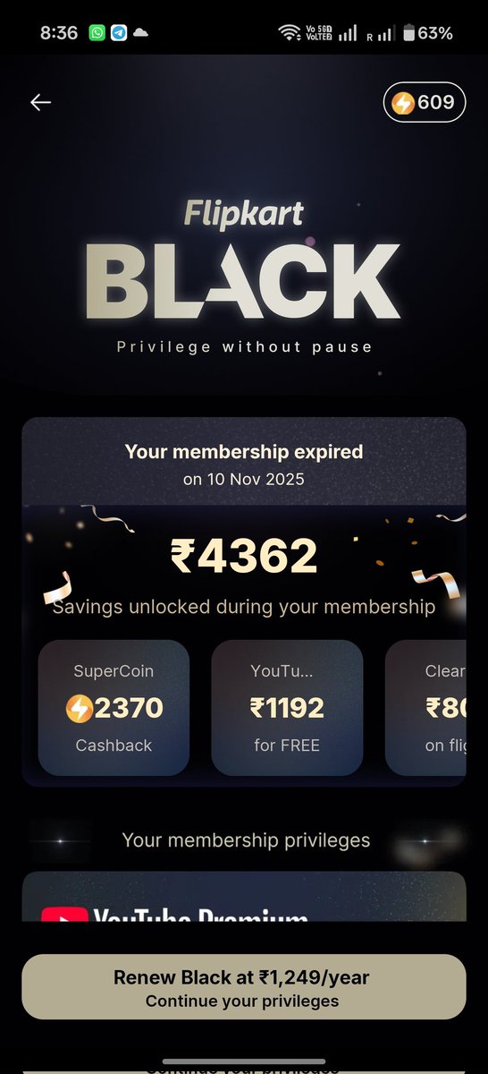 Vishal_Techhelp's tweet image. My Flipkart membership shows it expired on Nov 10, 2025, but I just bought it on April 17! 😤 This doesn&apos;t seem right. Can you clarify @flipkartsupport? 🧐 I need this resolved! 💳 #Flipkart
#Flopkat 
#ConsumerRights