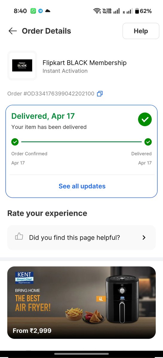 Vishal_Techhelp's tweet image. My Flipkart membership shows it expired on Nov 10, 2025, but I just bought it on April 17! 😤 This doesn&apos;t seem right. Can you clarify @flipkartsupport? 🧐 I need this resolved! 💳 #Flipkart
#Flopkat 
#ConsumerRights