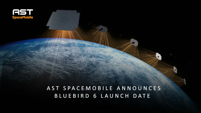 exterrajsc's tweet image. BlueBird 6 Launch Date Announced by AST SpaceMobile exterrajsc.com/p/bluebird-6-l…