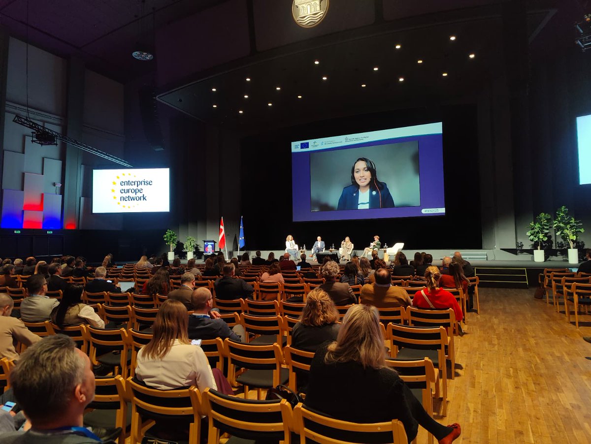 EEN_EU's tweet image. 🔴 Live at #EEN2025

Simplifying rules for SMEs is high on the EU agenda.

That’s why in one of our first sessions of the day we’re exploring how the Network helps SMEs:
🧭 navigate regulatory changes
🗂️ cut admin pressure
📝 and share feedback with EU policymakers

#EENCanHelp