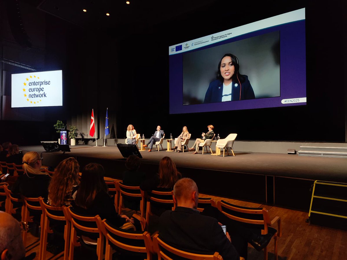 EEN_EU's tweet image. 🔴 Live at #EEN2025

Simplifying rules for SMEs is high on the EU agenda.

That’s why in one of our first sessions of the day we’re exploring how the Network helps SMEs:
🧭 navigate regulatory changes
🗂️ cut admin pressure
📝 and share feedback with EU policymakers

#EENCanHelp