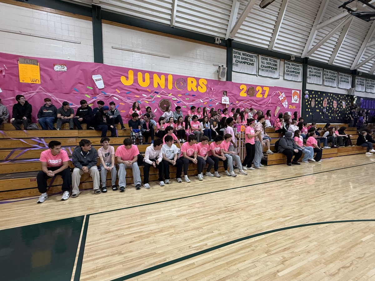 NipmucRegional's tweet image. FAST is underway, the senior class have made their grand entrance and the teacher wearing the turkey costume was revealed (Mr. Wood).  This annual tradition of faculty and students together is always one of the most memorable events of the year. #nipmucpride