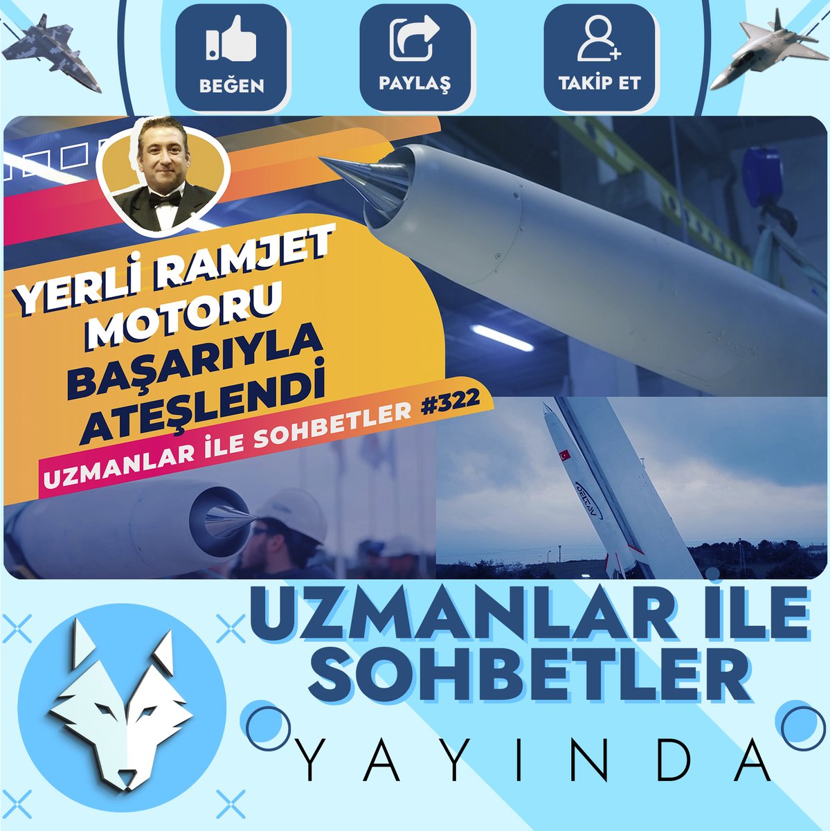kanerkurt's tweet photo. 📢Yerli Ramjet Motoru Başarı ile Ateşlendi
🔗https://t.co/UONQPoqHAR
#ramjet #yerliramjet #yerliramjetmotoru #deltav #deltavramjet #savunmasanayi #milliteknolojihamlesi https://t.co/aNAX9sdR2o