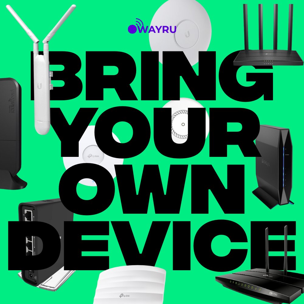 WayruNetwork's tweet image. You can turn almost any existing Wi-Fi router into a Wayru-ready hotspot. 😄

Choose Your Path: 

📡 WayruOS Hotspots: Flash WayruOS onto compatible routers (e.g., TP-Link, Linksys)
🛂 Passpoint Hotspots: Use Hotspot 2.0 compatible devices (e.g., Mikrotik, Ubiquiti) for seamless…