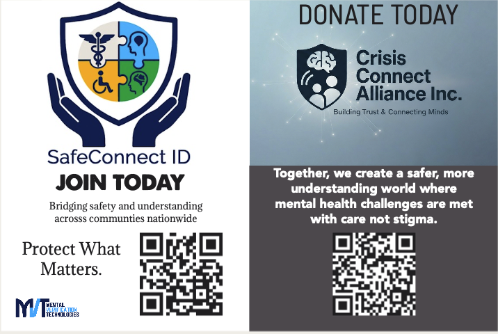 MentalVTech's tweet photo. 🌟 Supporting Mental Health and Community Wellness! 🌟
At Crisis Connect Alliance, we’re dedicated to bridging gaps in mental health support and enhancing community well-being. Join us in making a positive impact by supporting mental health initiatives and fostering inclusivity and understanding.
💙 Get Involved: Learn more, donate, and become a part of our mission at https://t.co/WeiDLZAtjE.
📢 Call to Action: Share this post, spread the word, and help us create a compassionate community for all.
#MentalHealthMatters #CommunitySupport #CrisisConnectAlliance