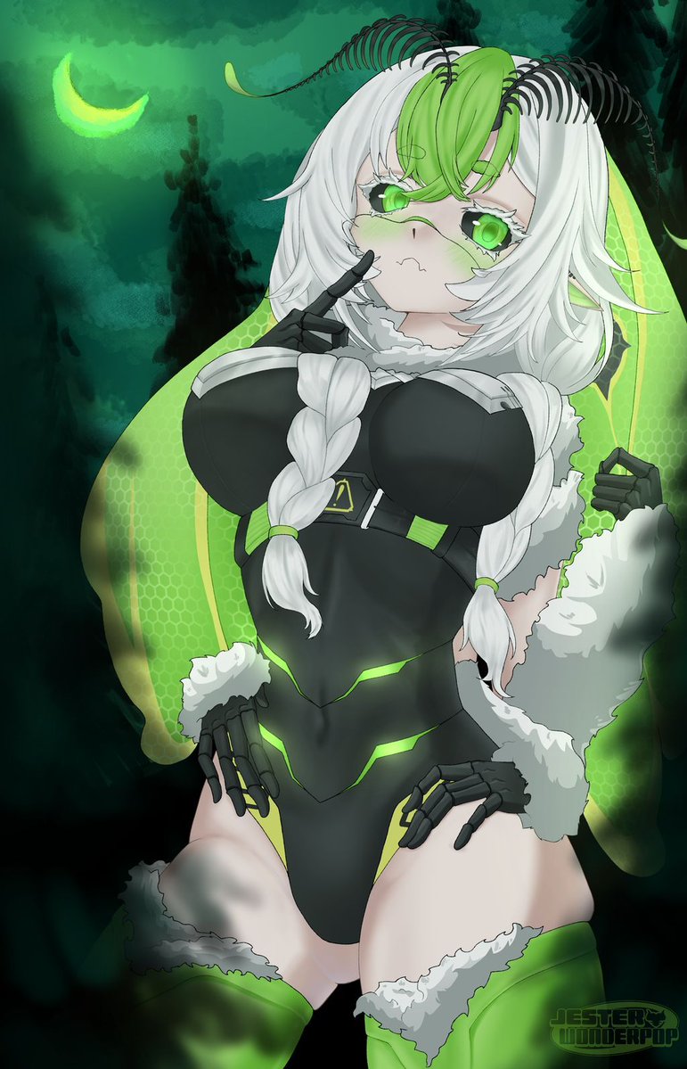 💚  Brainmoths go brrr... 
#JunipArt