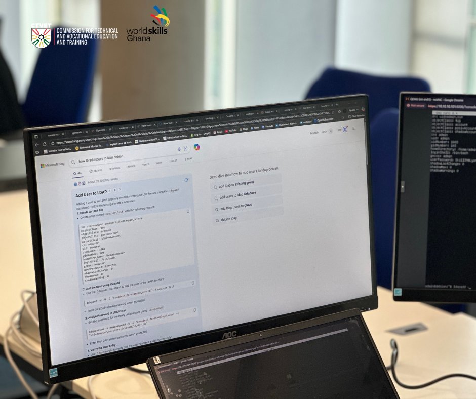 WorldskillsGh's tweet image. 🇬🇭🤝🇩🇪 Ghana partners with Germany to boost world-class skills! WorldSkills Ghana, CTVET &amp;amp; GIZ Ghana launch a capacity-building program in Germany—starting with IT Software Solutions for Business.

#WorldSkillsGhana #CTVETGhana #SkillsDevelopment #ITSoftwareSolutions
