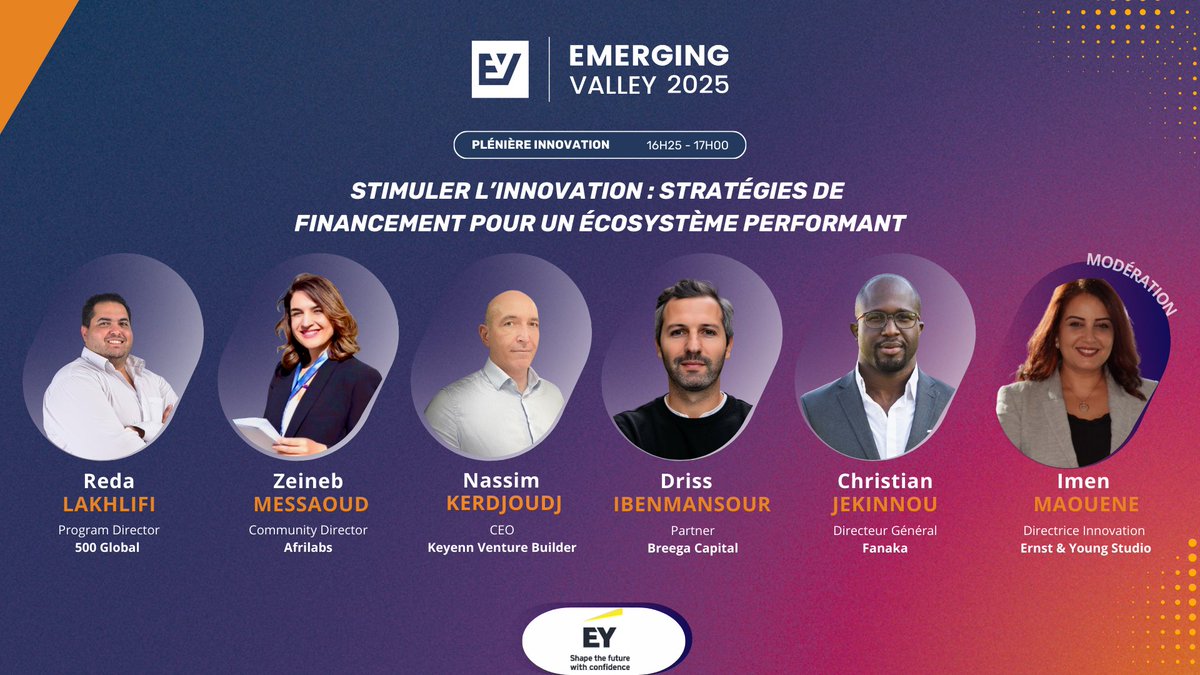 🚀 Plénière INNOVATION – “Stimuler l’innovation : stratégies de financement pour un écosystème performant”

Un panel d’experts en financement et en développement d’écosystèmes explore les meilleures stratégies pour soutenir les startups et dynamiser l’innovation à grande échelle