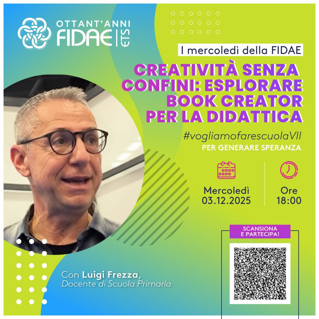 📚✨ Il 3 dicembre accompagnerò i docenti del primo ciclo a spasso dentro Book Creator.
Un’ora gratuita per scoprire che sì… creare e-book è molto più facile che trovare il registro quando serve! 😅
Pronti a far brillare la didattica? 🚀 #BookCreator