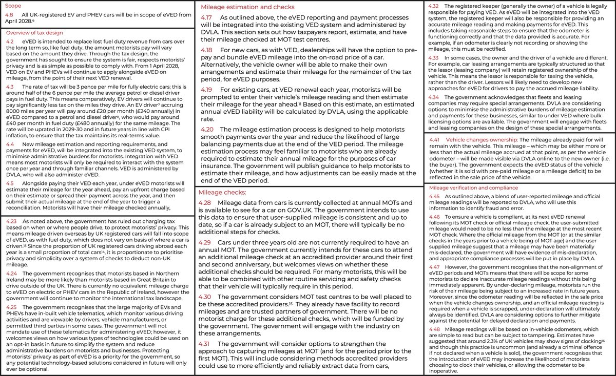 zexpe's tweet image. All the gory details of the new eVED tax from the government&apos;s consultation document: gov.uk/government/con…
