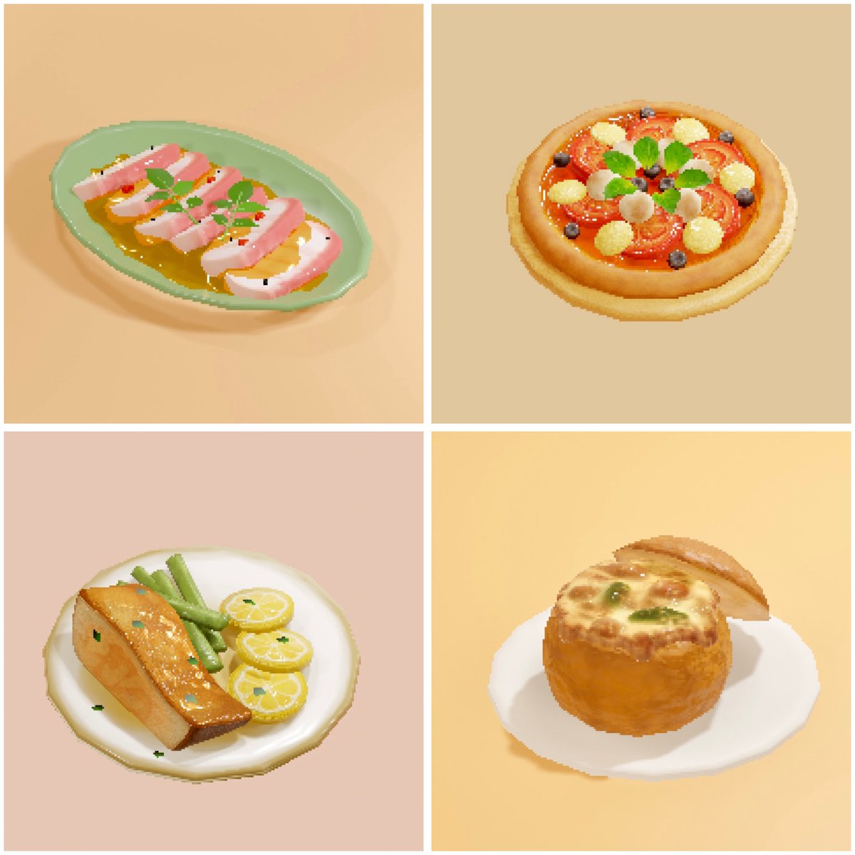 shiomayosan's tweet image. 今年のあつ森ご飯練習シリーズ🍳🥘
#3DCG 
#blender3d