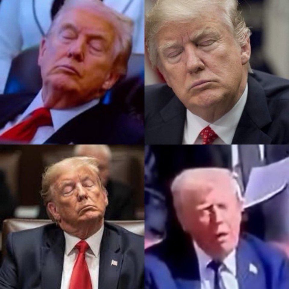 Everyone freaks out that Trump keeps falling asleep. Me? I’m furious every time the motherfucker wakes up.