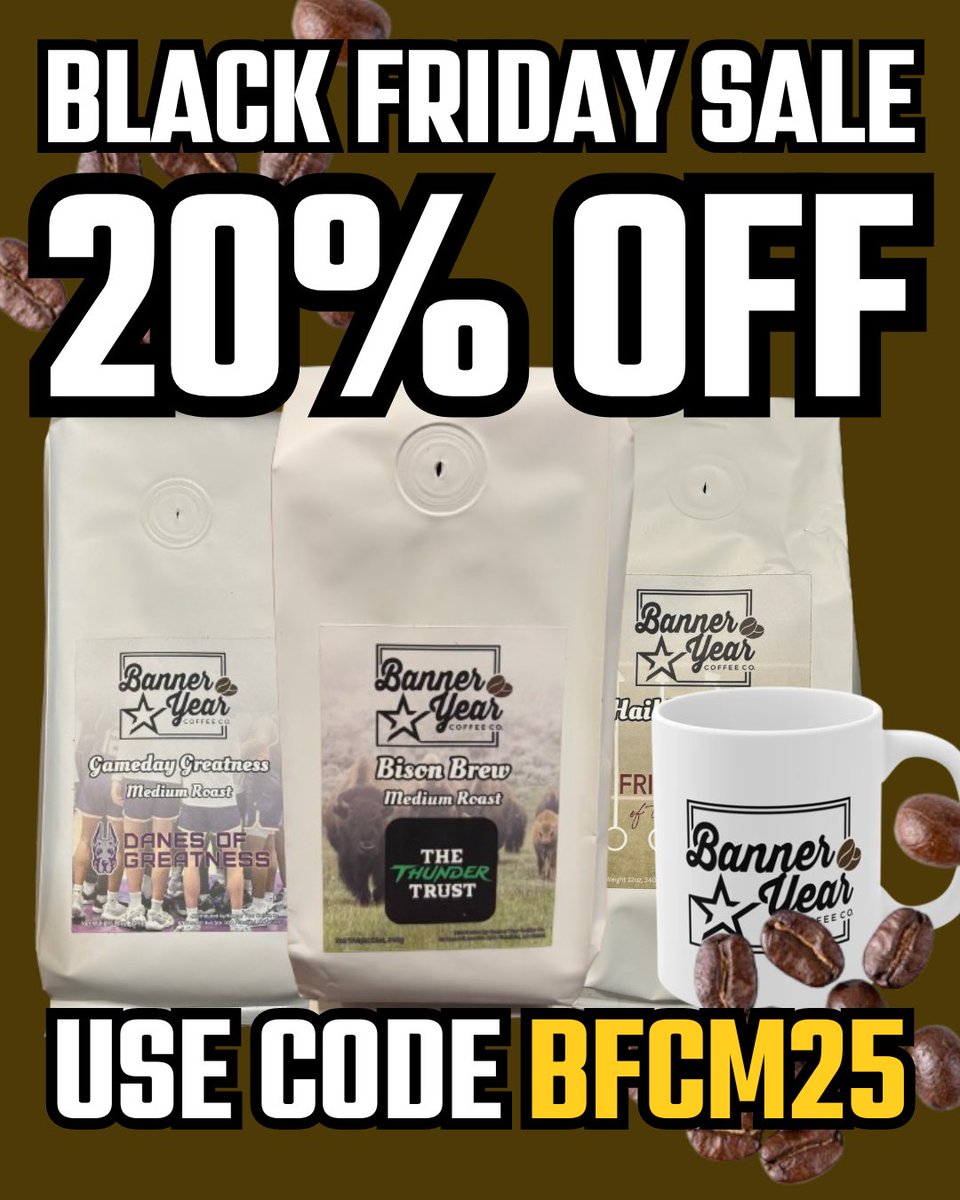 banner_year's tweet image. 🚨 EXCLUSIVE DISCOUNT 🚨 

Get 20% off your Banner Year Coffee order this week only with code BFCM25!

BannerYearCoffee.com ⬅️