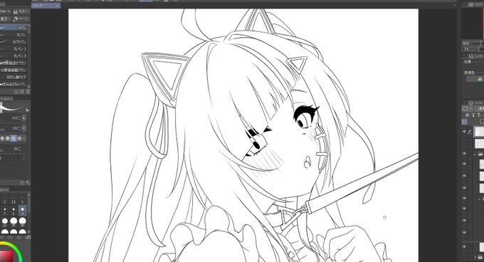 自分が描いてるでるたや可愛すぎて無限に恋してる 