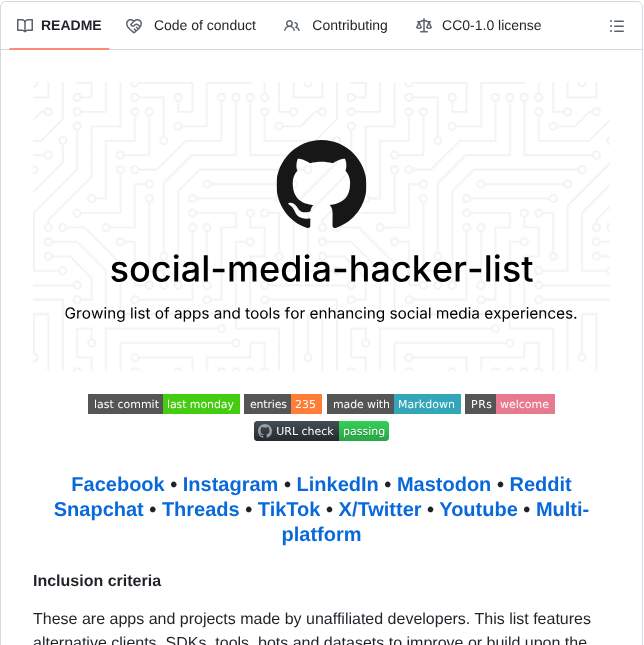 tom_doerr's tweet image. List of tools for enhancing social media experiences

github.com/MobileFirstLLC…