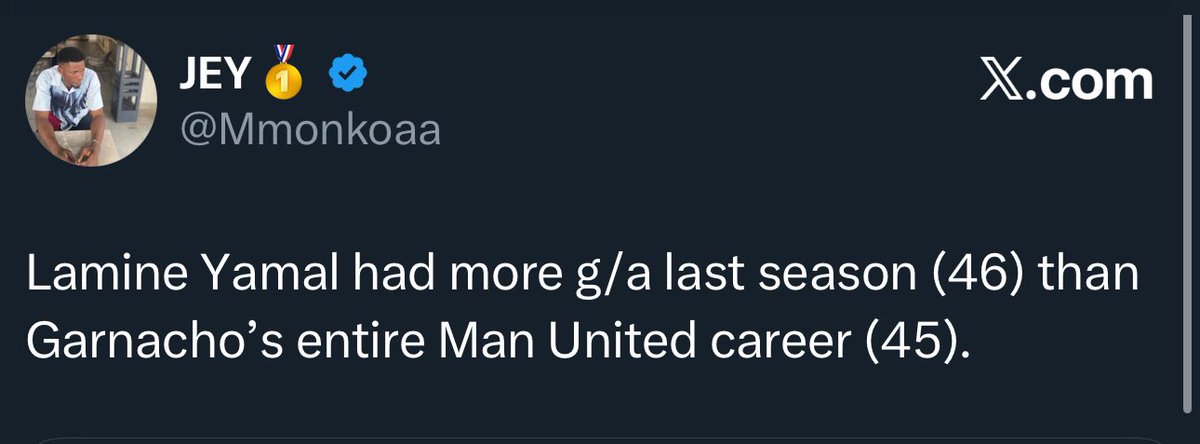 Mmonkoaa's tweet image. “yamal has nothing on garnacho”