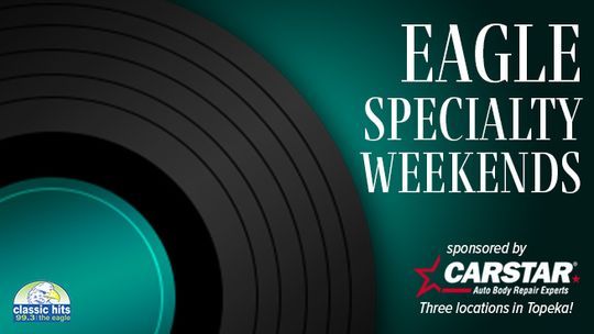 993TheEagle's tweet photo. Every other weekend, hear a different Specialty Weekend on 99.3 The Eagle sponsored by CARSTAR (with THREE locations in Topeka!) https://t.co/NhObIygl20