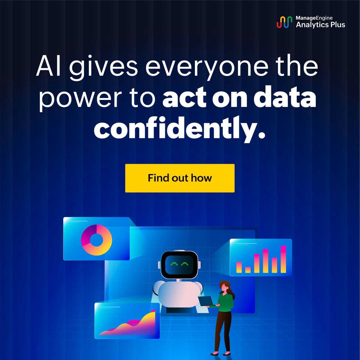 manageengine's tweet image. Traditional IT decision-making is inefficient—hours are lost finding root causes, planning fixes, and waiting on analysts. See how no-code ML and #GenAI enable anyone from technicians to CIOs uncover insights, predict outcomes, and act instantly:

zurl.co/gB9fa
