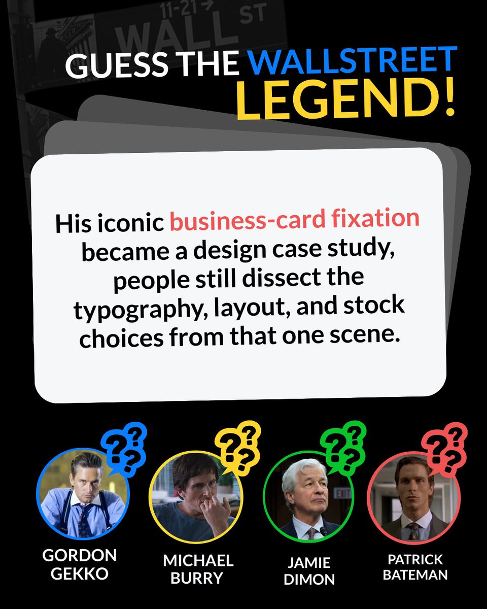 WallStreetOasis's tweet image. What&apos;s the best font for a business card? 💳 
--- 
💼 Ever wonder what type of banker you really are? 🧠 Take our 1-minute quiz to reveal your high-finance persona—and see where you truly belong in the finance world. 

👉 Start now &amp;gt;&amp;gt;&amp;gt; wsoacademy.typeform.com/Banker