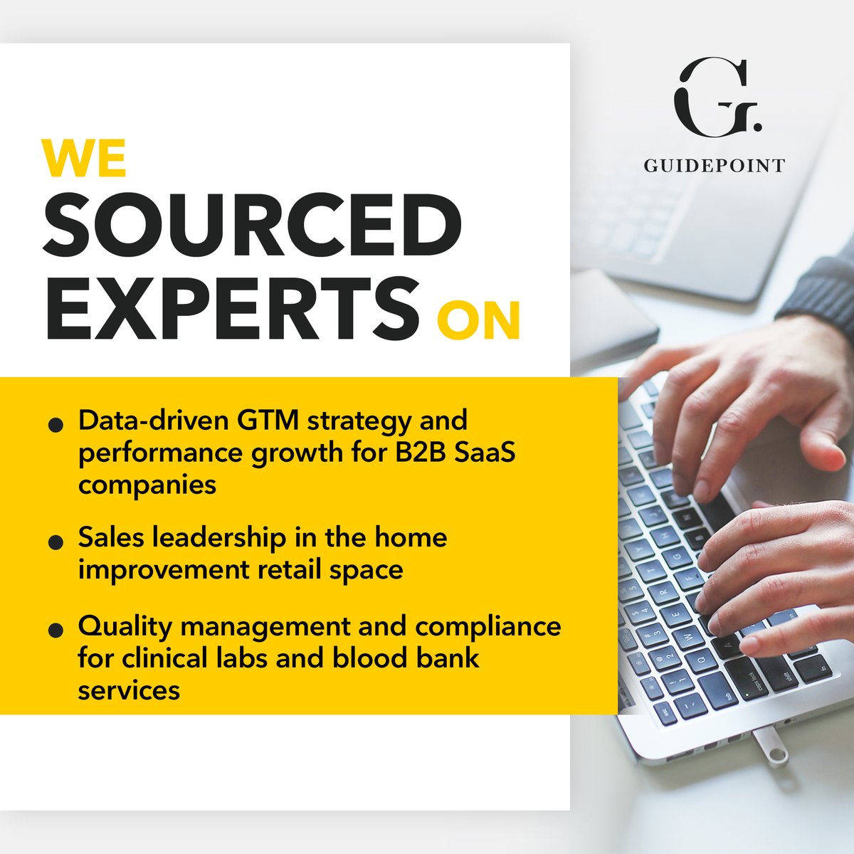 Guidepoint's tweet image. In fast-moving markets, insight is everything. Guidepoint connects you with experts who understand the nuances of their industries.

Our network delivers guidance that helps decisions stay on track.

Here are three experts we sourced just last week.

Connect with an expert today:…